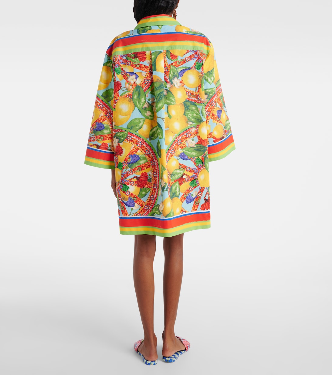 Bedrucktes Hemdblusenkleid | Dolce&Gabbana