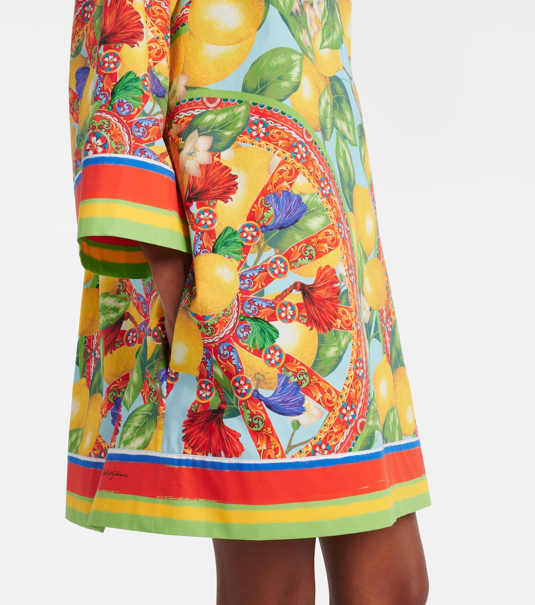 Bedrucktes Hemdblusenkleid | Dolce&Gabbana