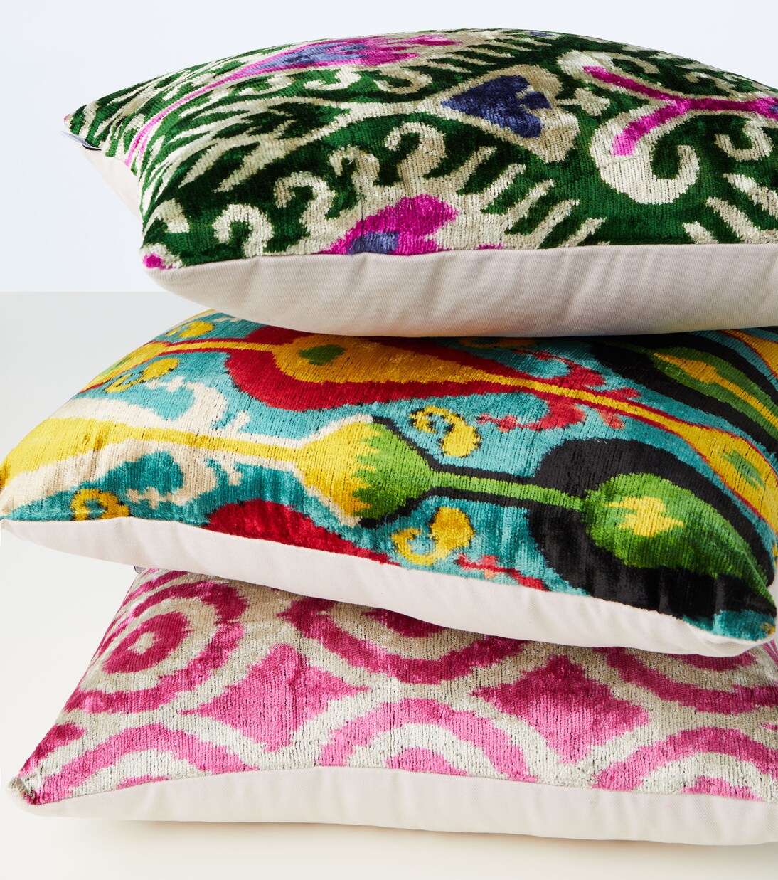 Coussin en soie et coton | Les-Ottomans