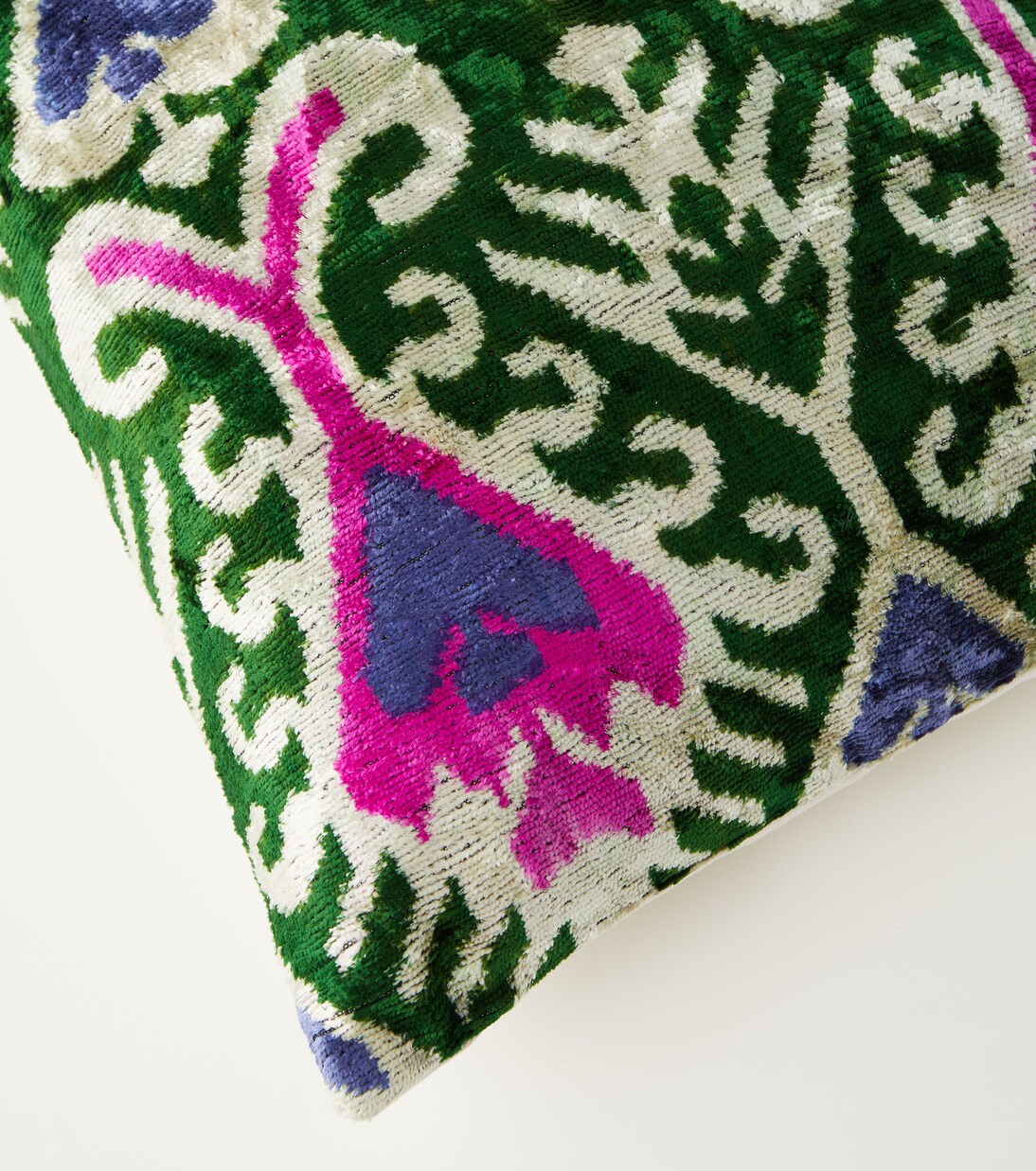 Coussin en soie et coton | Les-Ottomans