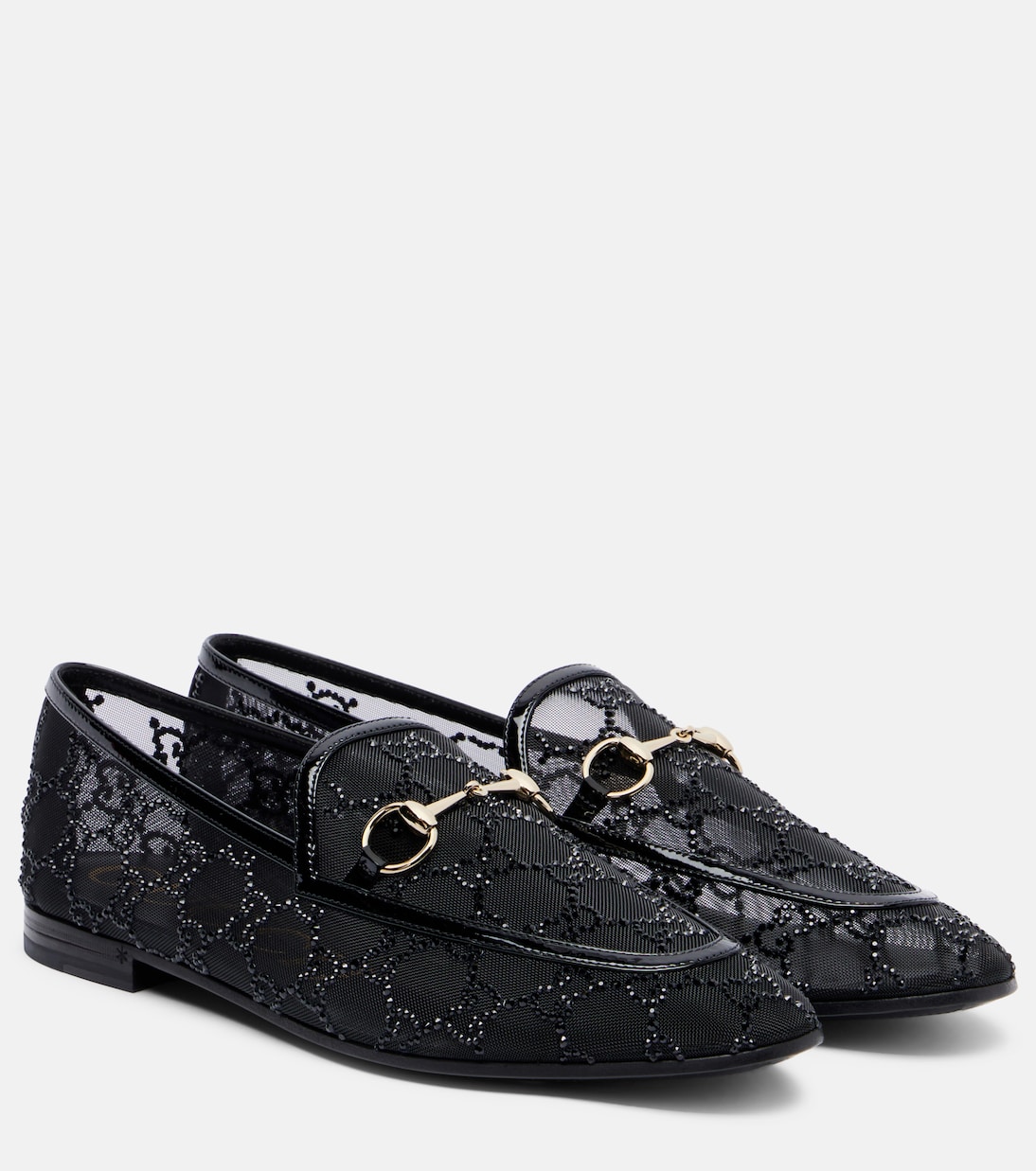 Gucci Jordaan GG Crystal loafers | Gucci