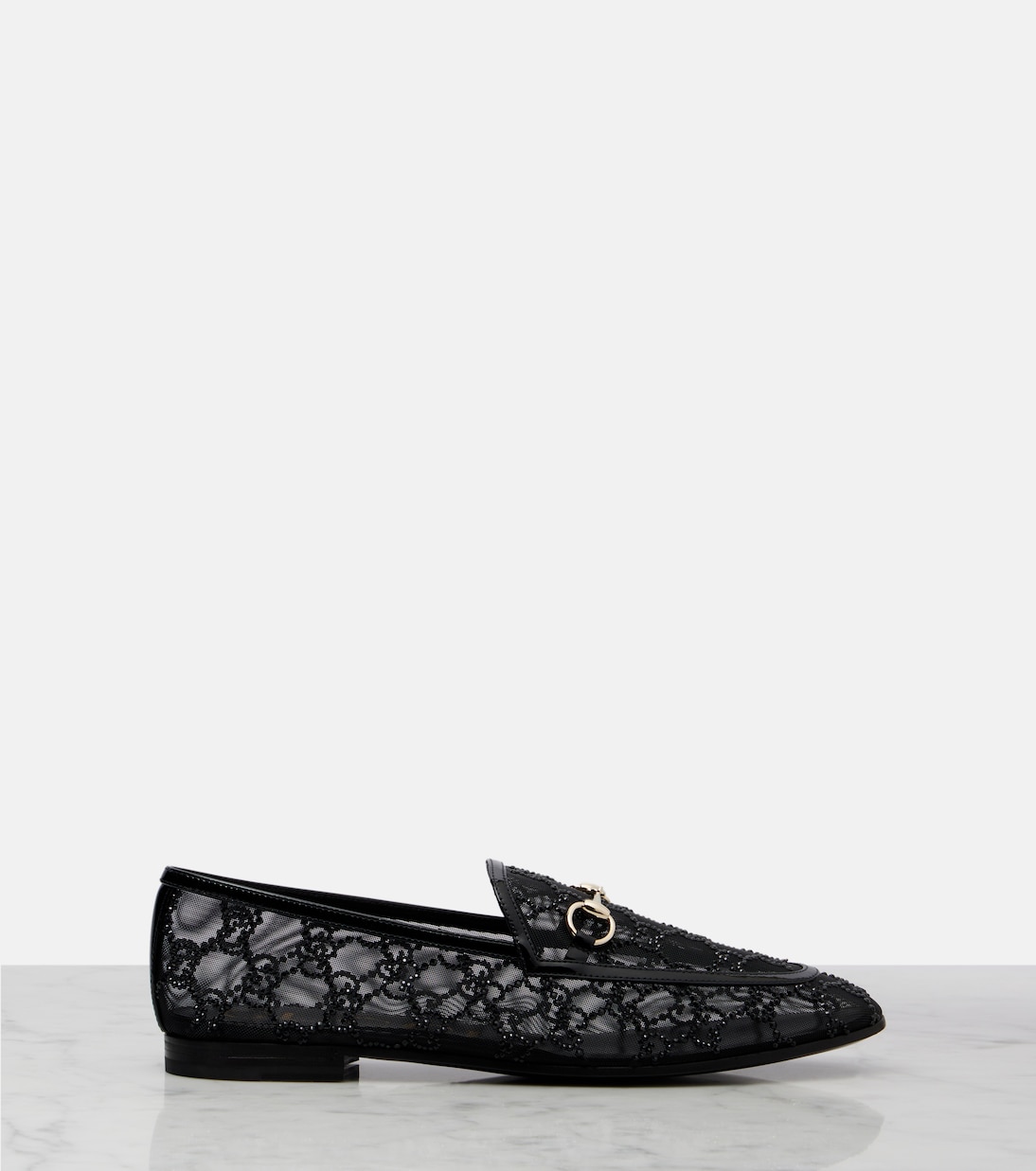 Gucci Jordaan GG Crystal loafers | Gucci