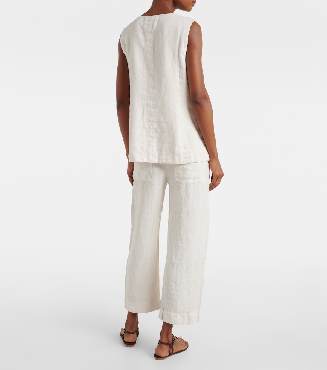 Hose Issa aus Leinen | Velvet