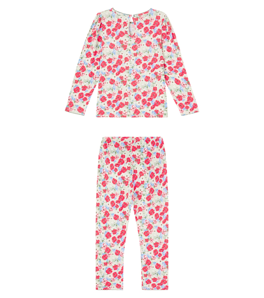 Babette floral cotton top and leggings set | Konges Sløjd