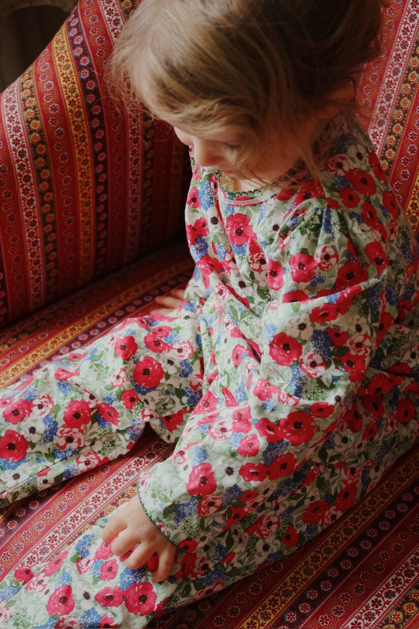 Babette floral cotton top and leggings set | Konges Sløjd