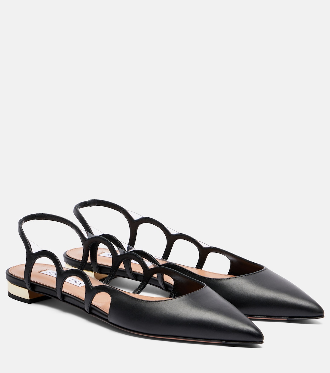 Endless Love leather slingback flats | Aquazzura