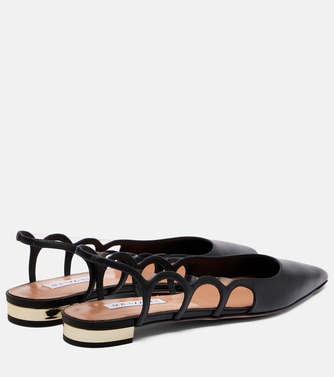 Endless Love leather slingback flats | Aquazzura