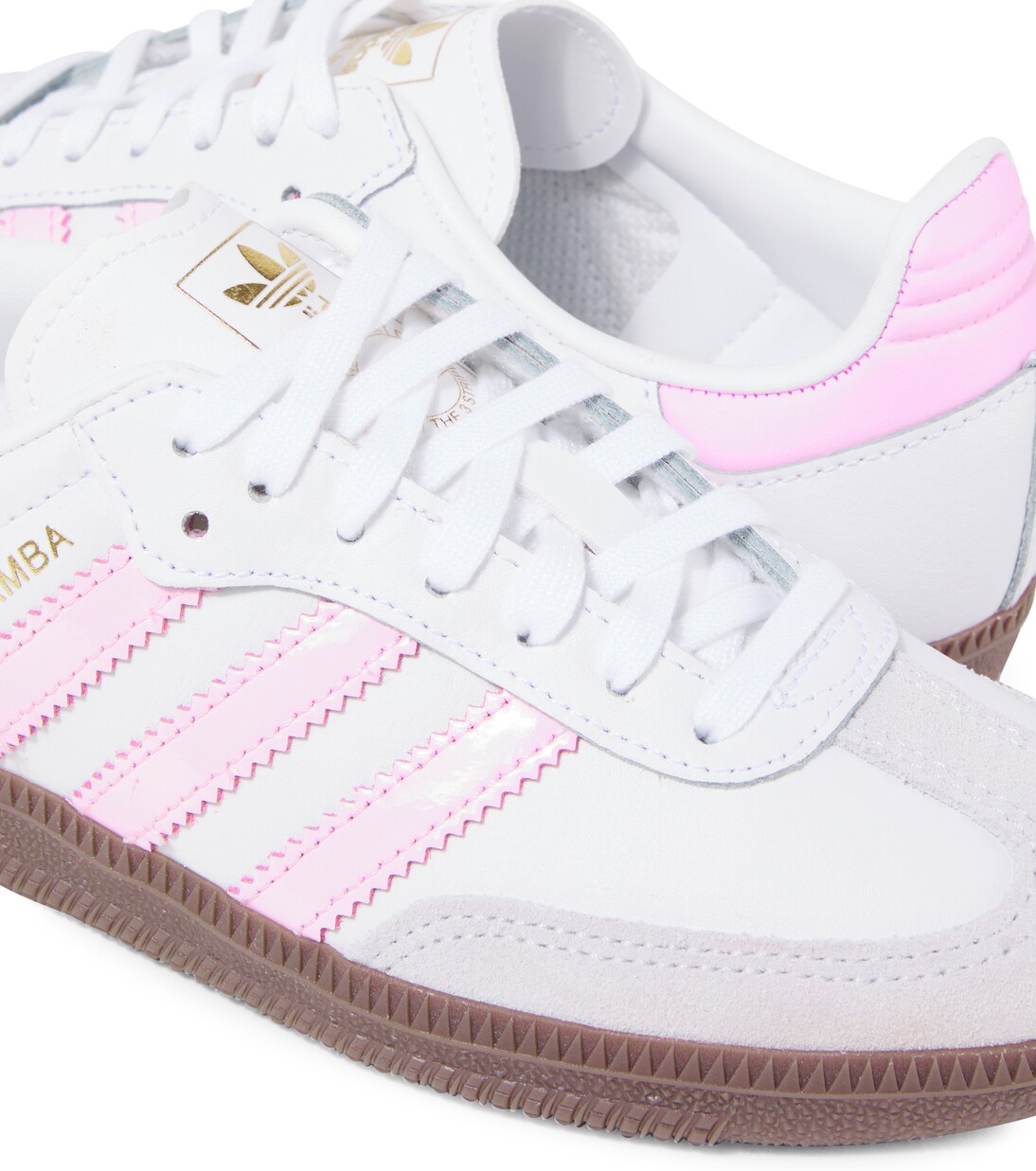 Sneakers Samba aus Leder mit Veloursleder | Adidas Originals Kids