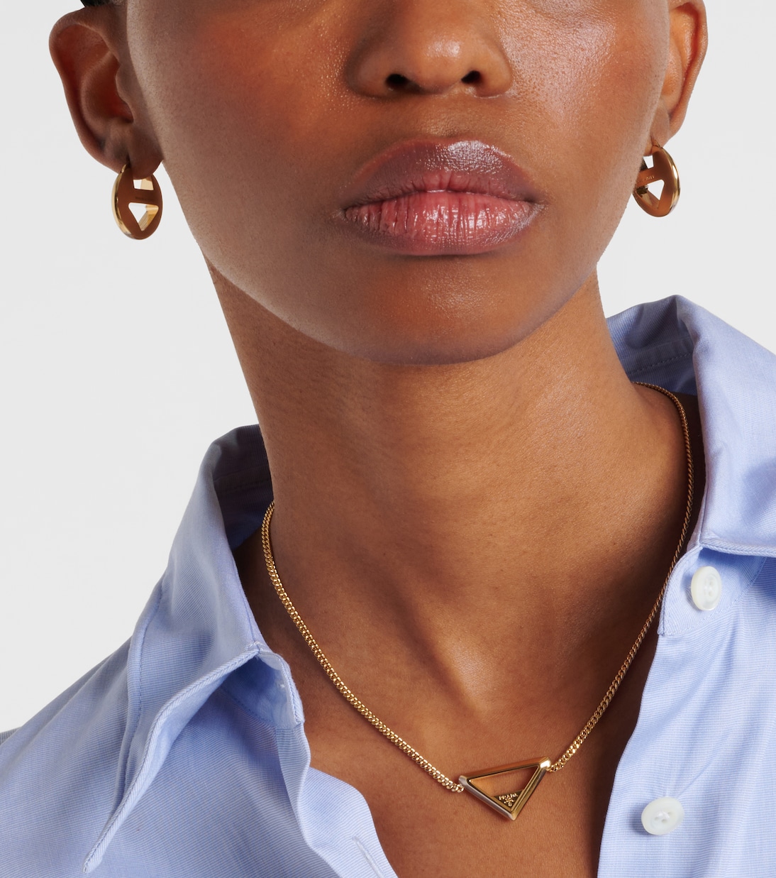 Orecchini con logo | Prada