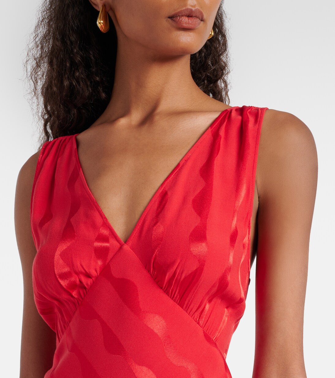 Robe midi Sandrine à fleurs | Rixo