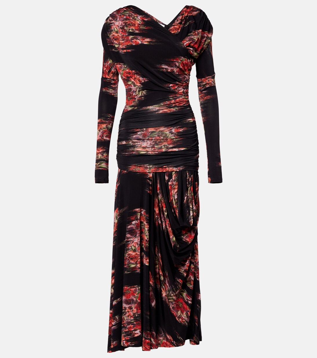 Maxikleid aus Jersey | Ganni