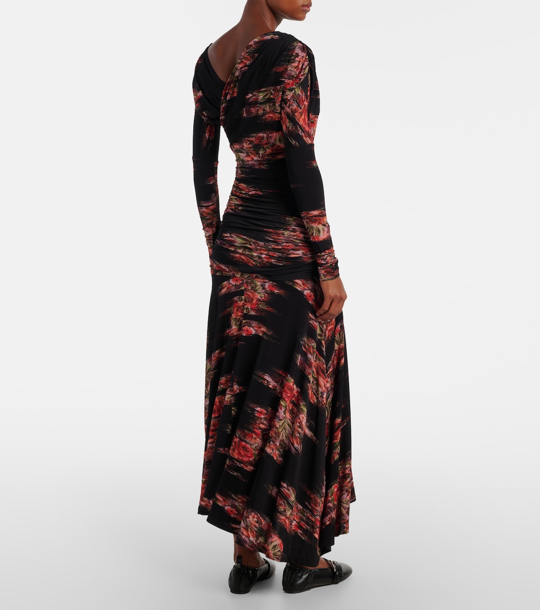 Maxikleid aus Jersey | Ganni