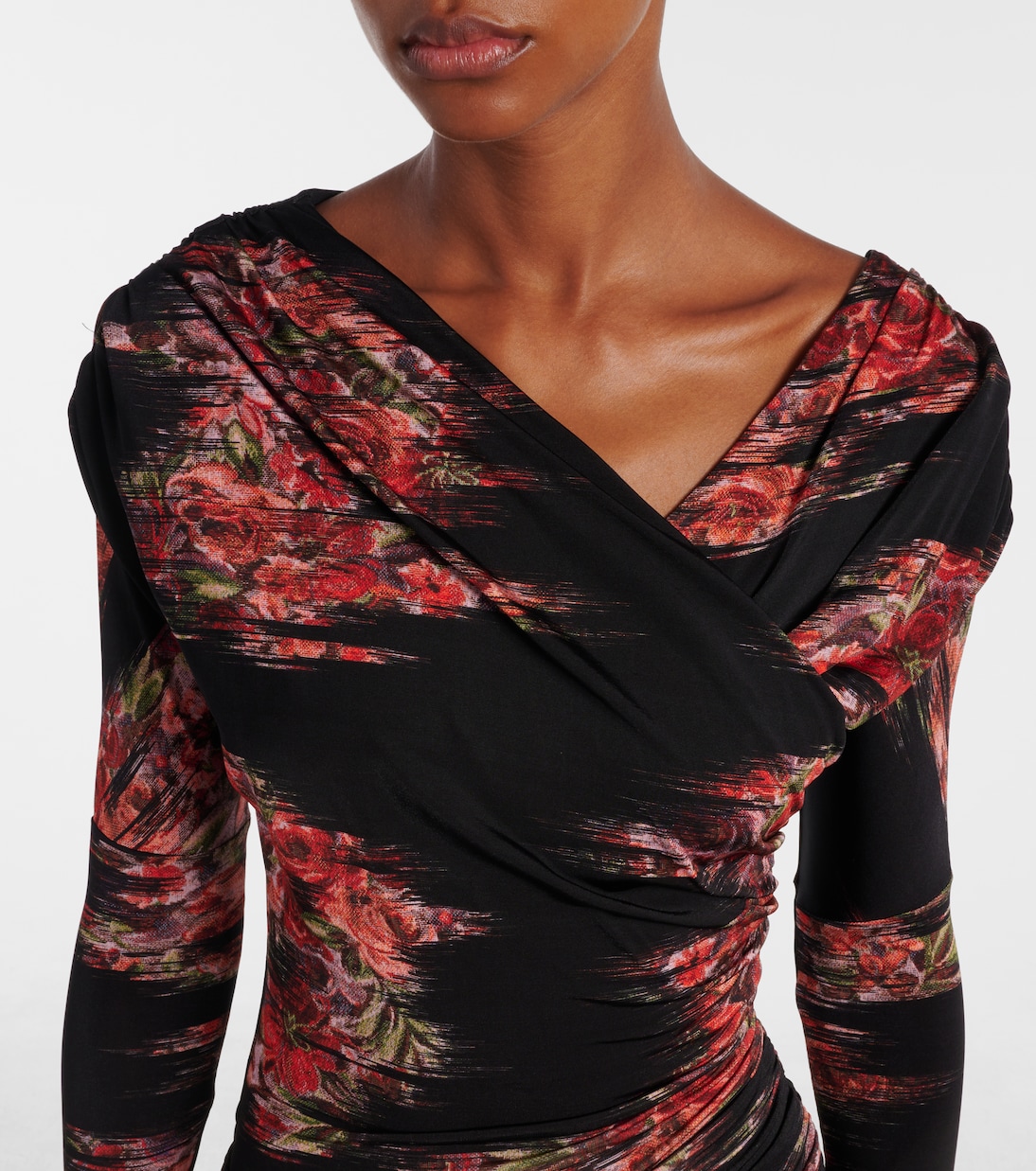 Maxikleid aus Jersey | Ganni