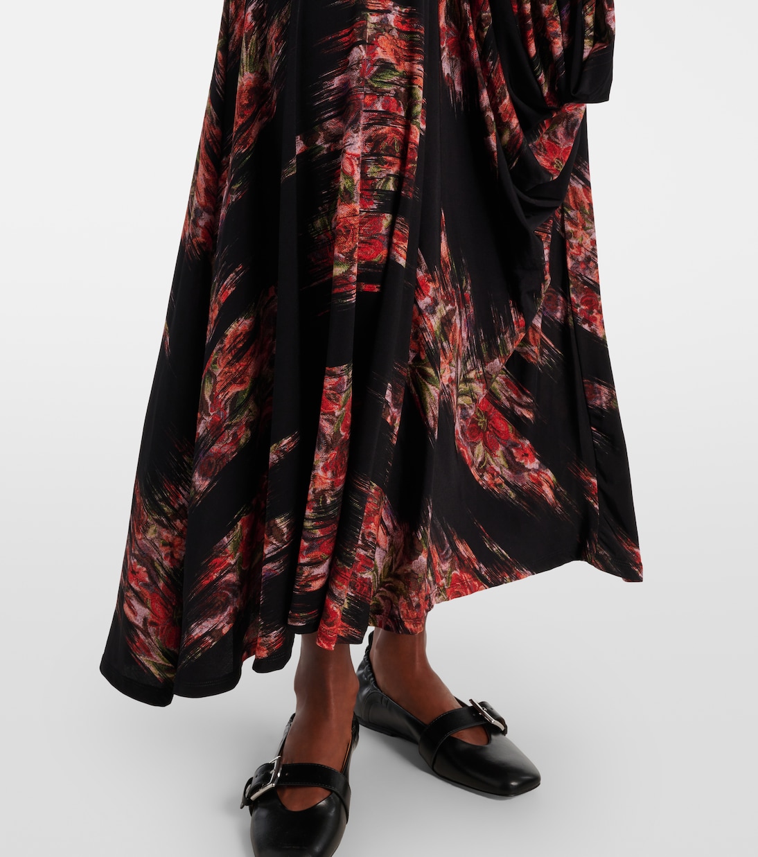 Maxikleid aus Jersey | Ganni