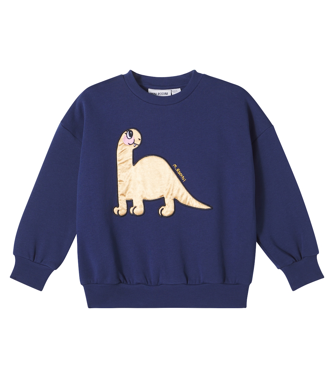 Appliqué cotton sweater | Mini Rodini