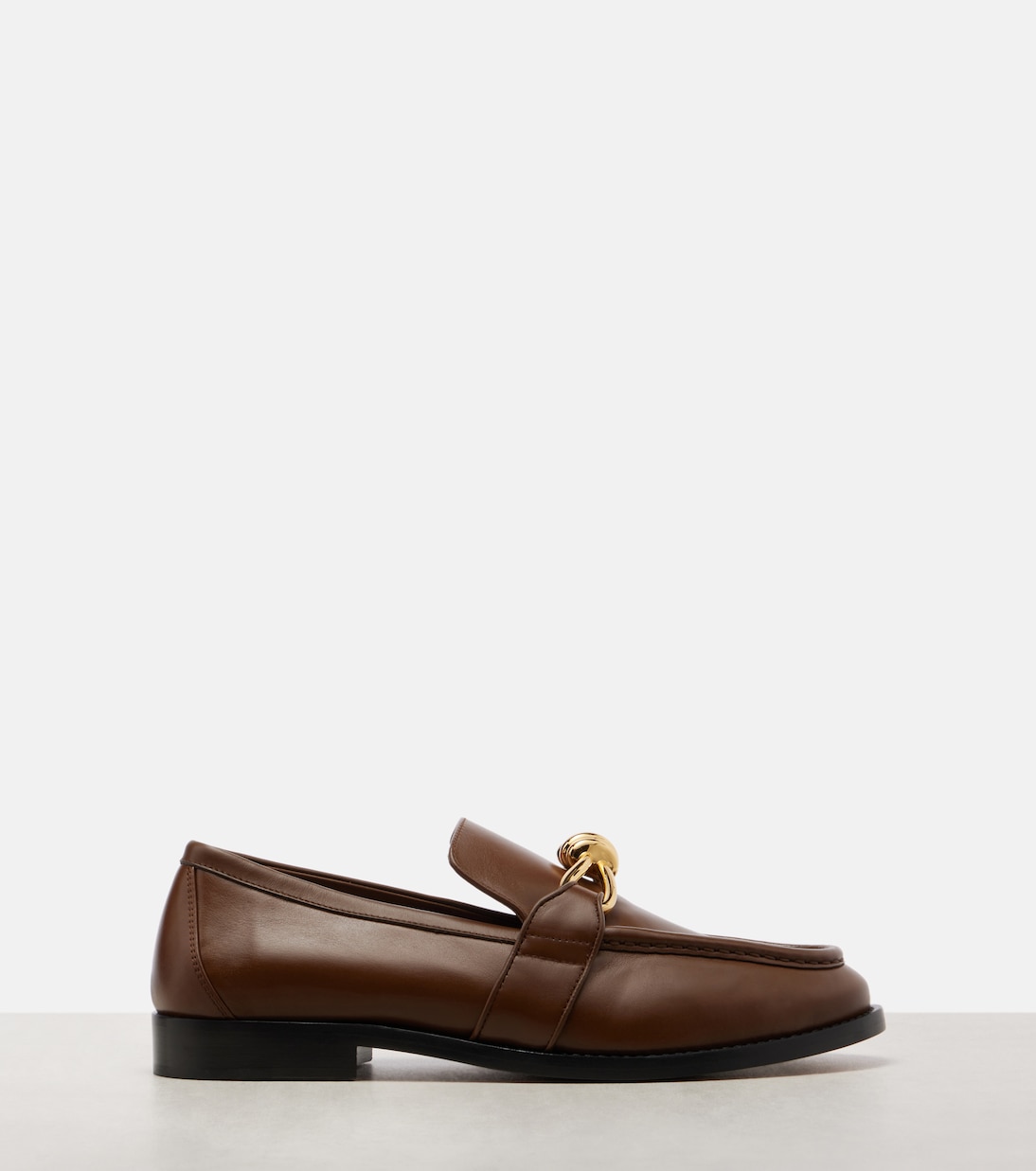 Astaire Knot leather loafers | Bottega Veneta