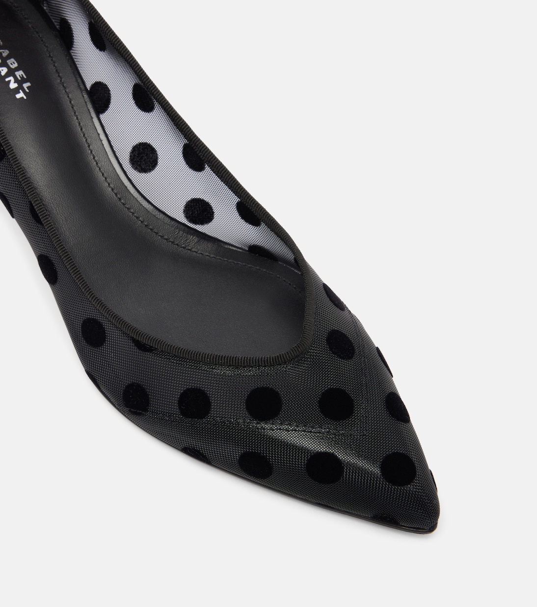 Peleo 55 polka-dot mesh pumps | Isabel Marant