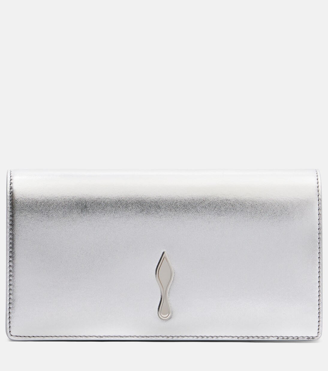 Bettina金属感皮革手拿包 | Christian Louboutin