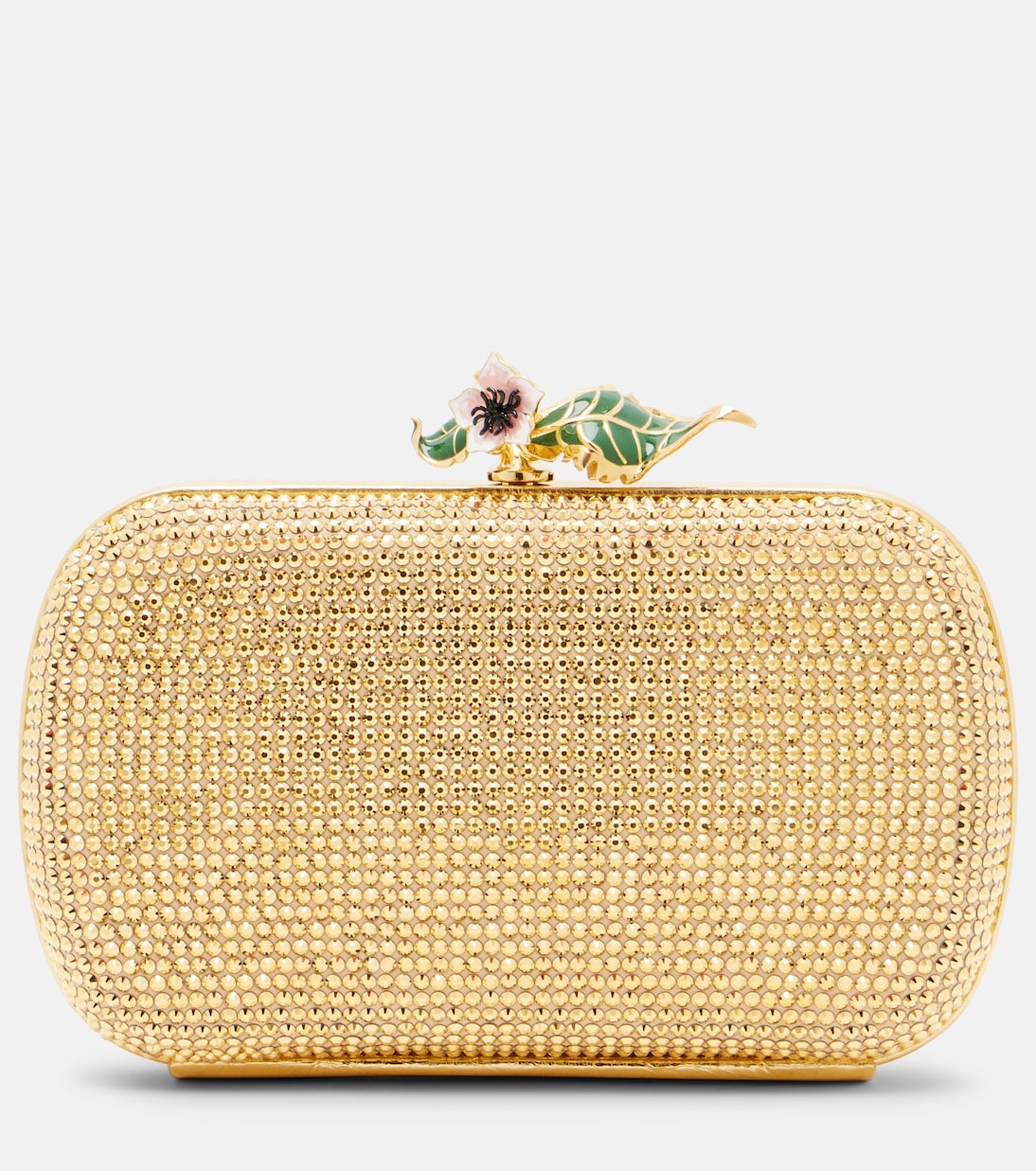 Clutch Knot in pelle con cristalli | Bottega Veneta