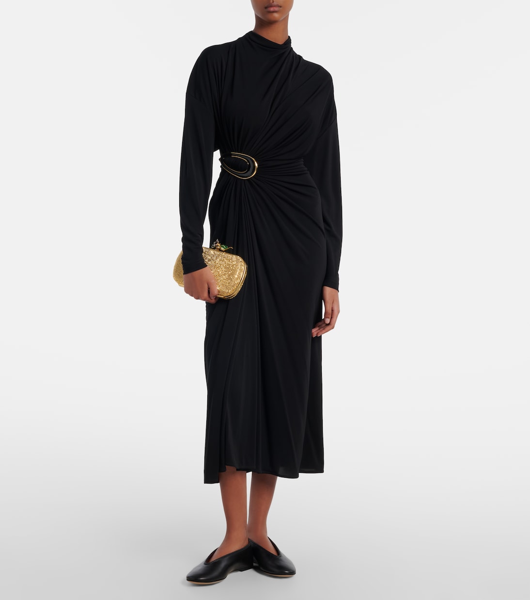 Clutch Knot in pelle con cristalli | Bottega Veneta