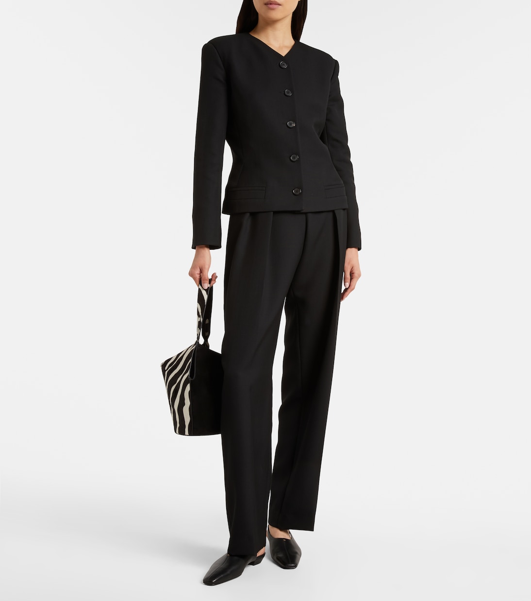 Bailarinas destalonadas Celia de piel | Khaite