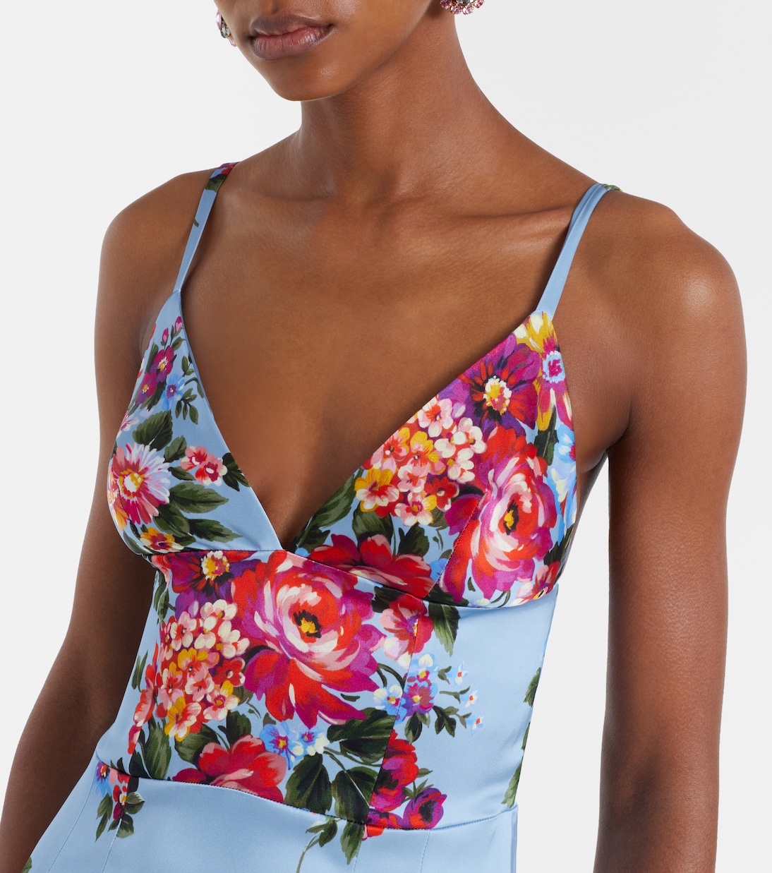 Midikleid aus Satin | Dolce&Gabbana