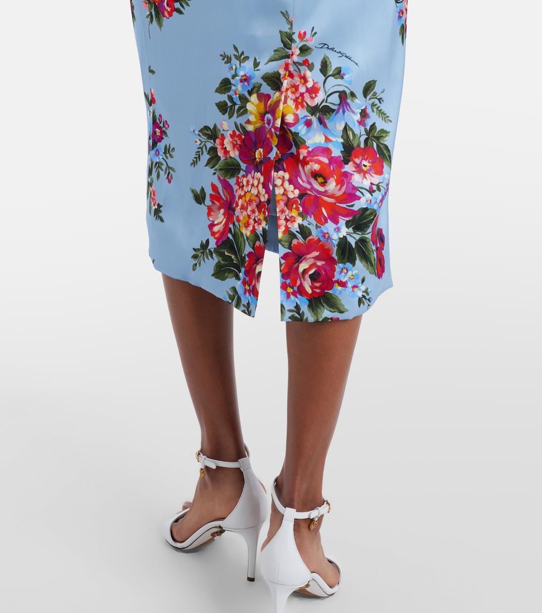 Midikleid aus Satin | Dolce&Gabbana