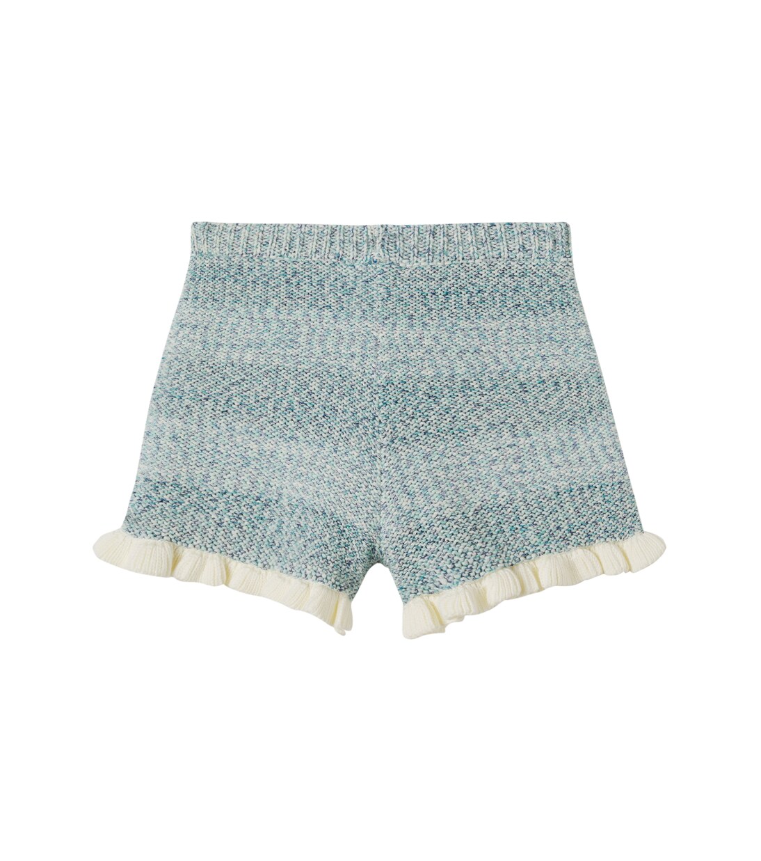 Ruffled striped cotton-blend shorts | Zimmermann Kids
