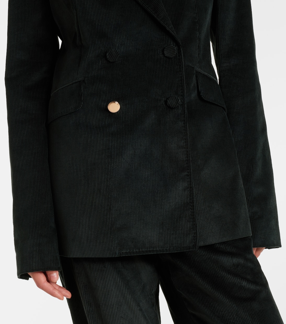 Angela棉质灯芯绒西装式外套 | Gabriela Hearst