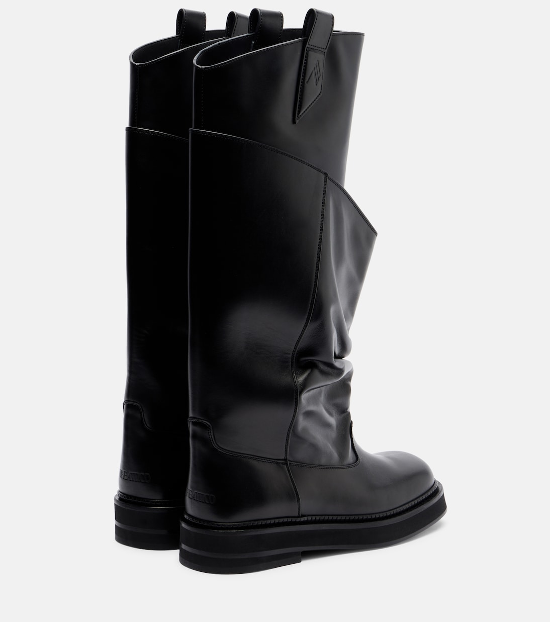 Passeggiata leather combat boots | The Attico