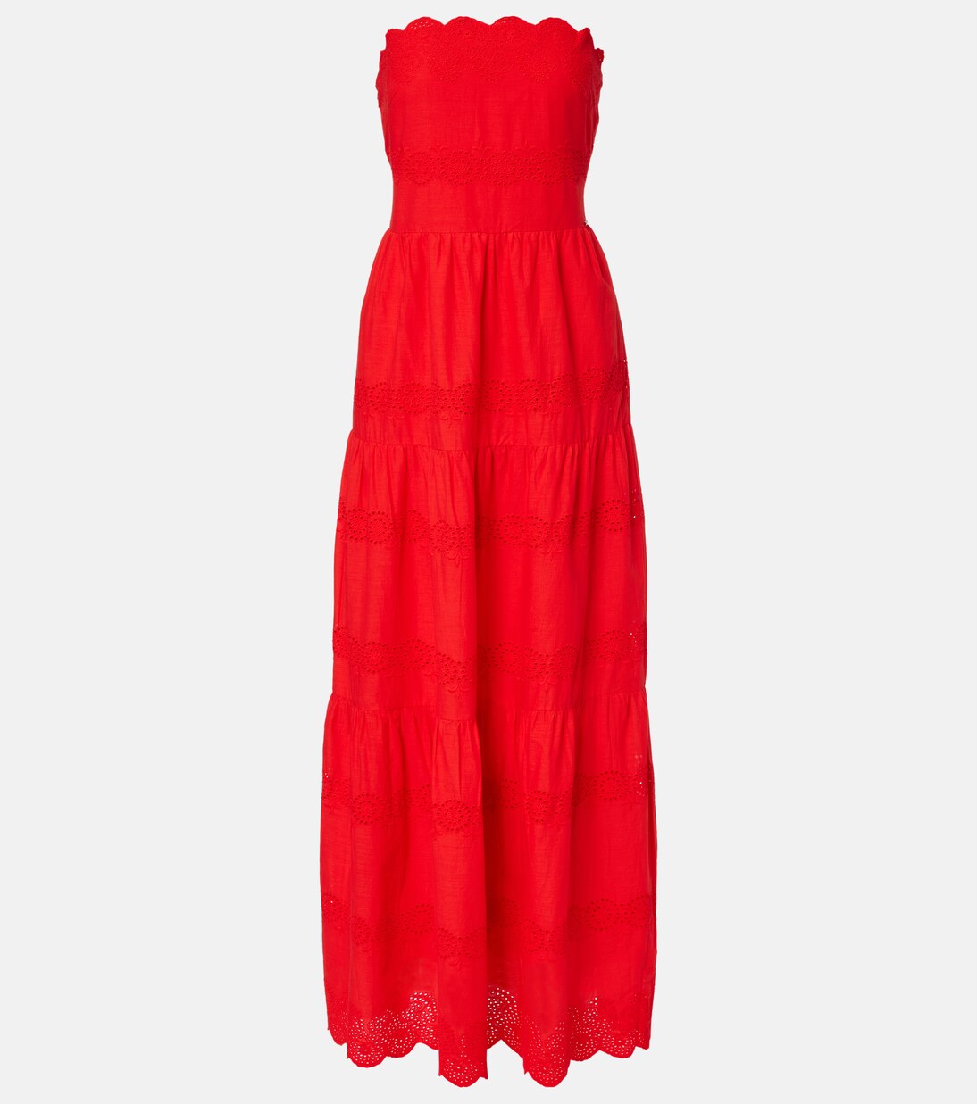 Sophie broderie anglaise cotton maxi dress | Melissa Odabash
