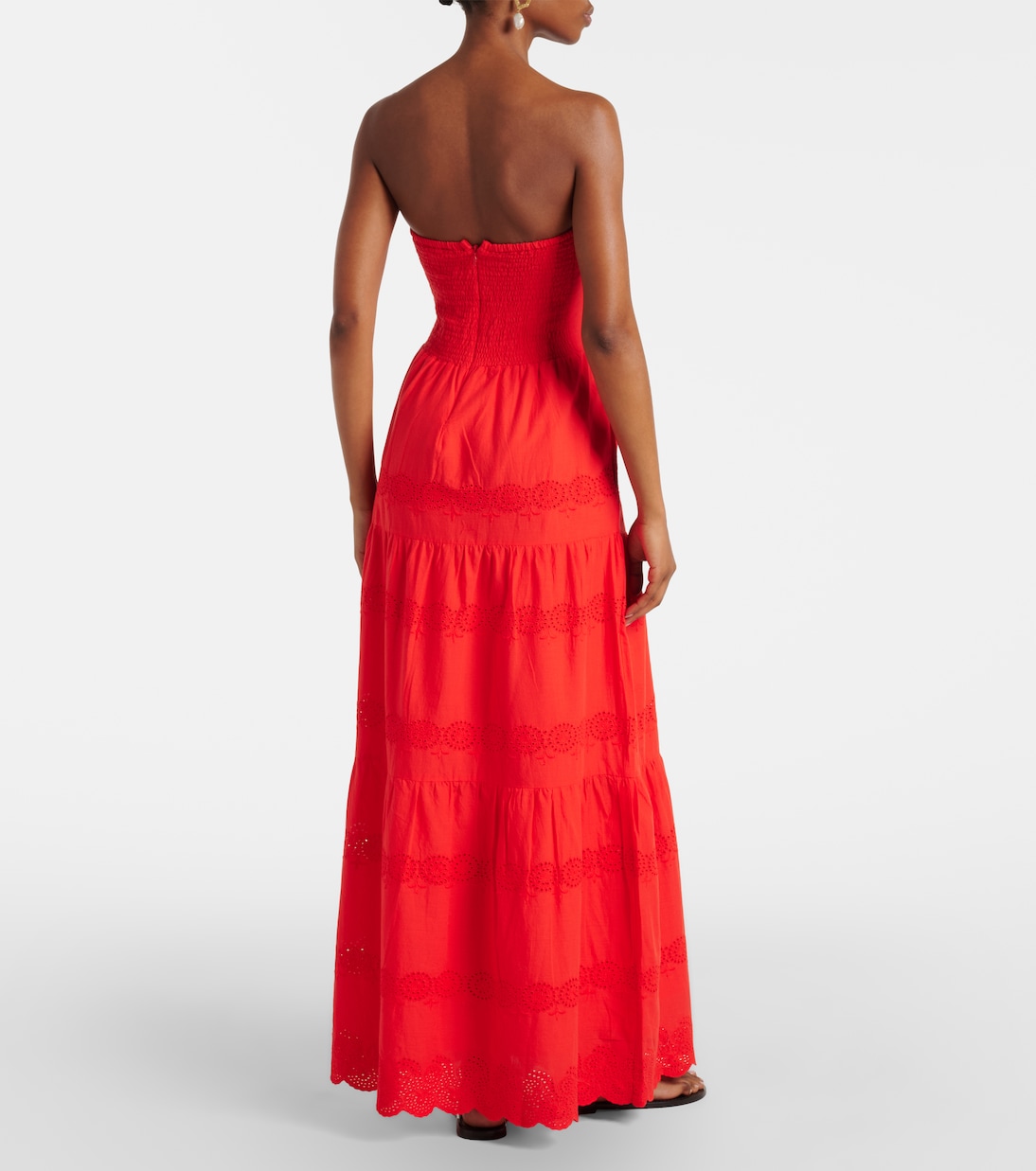 Sophie broderie anglaise cotton maxi dress | Melissa Odabash