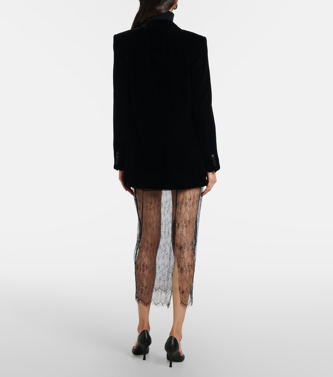 Alrose lace midi skirt | The Frankie Shop