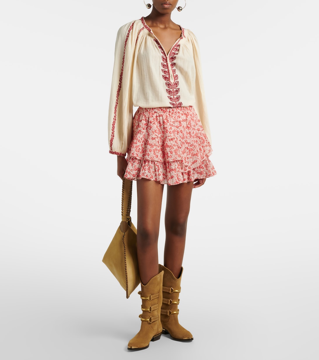 Jocadia floral cotton skort | Marant Etoile