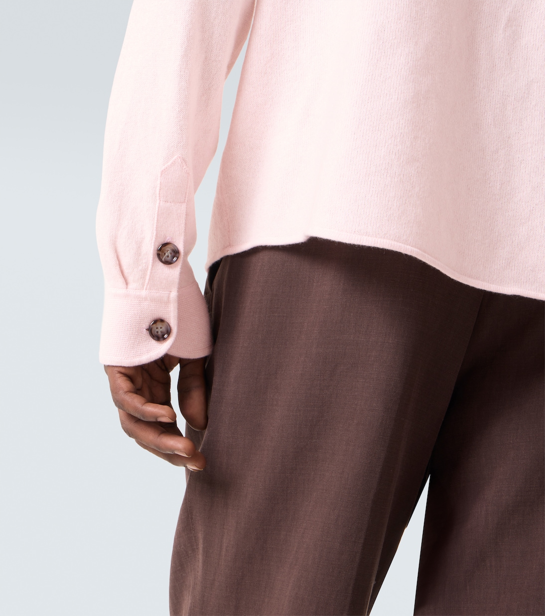 Hemdjacke aus Baumwolle und Kaschmir | Allude