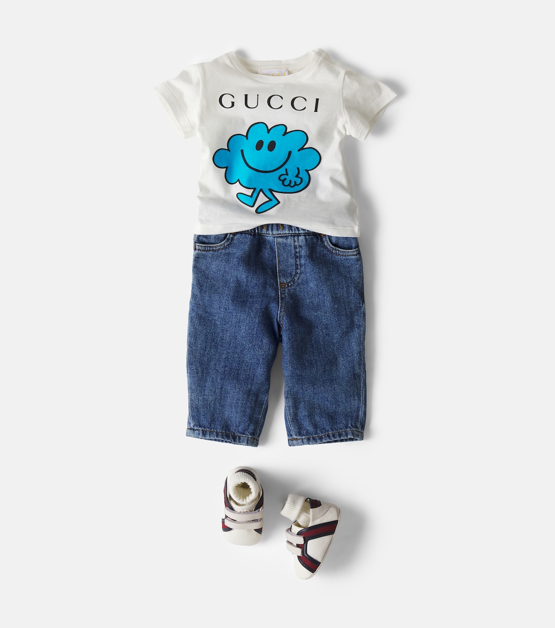 Baby Sneakers aus Canvas mit Veloursleder | Gucci Kids