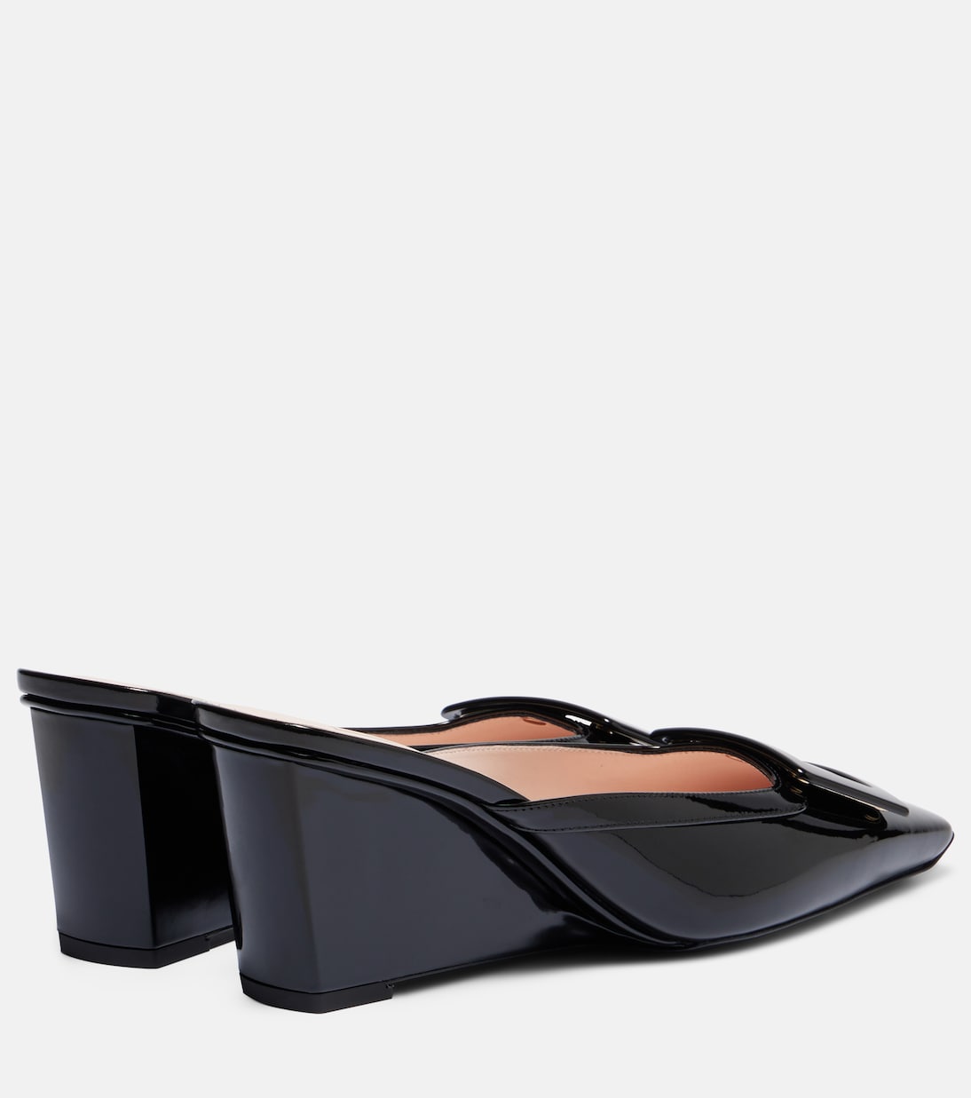 Mules Belle Vivier 60 in vernice con zeppa | Roger Vivier