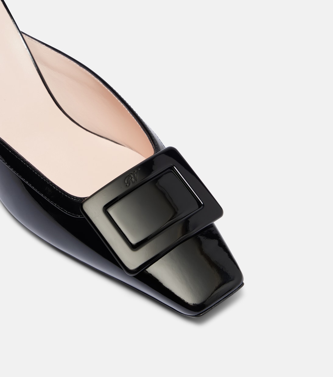 Mules Belle Vivier 60 in vernice con zeppa | Roger Vivier