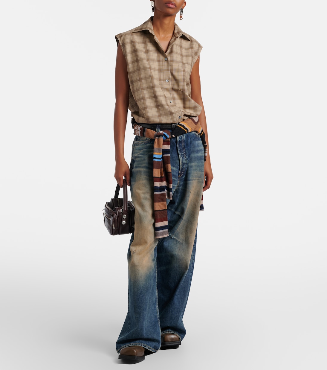 Checked wool shirt | Acne Studios