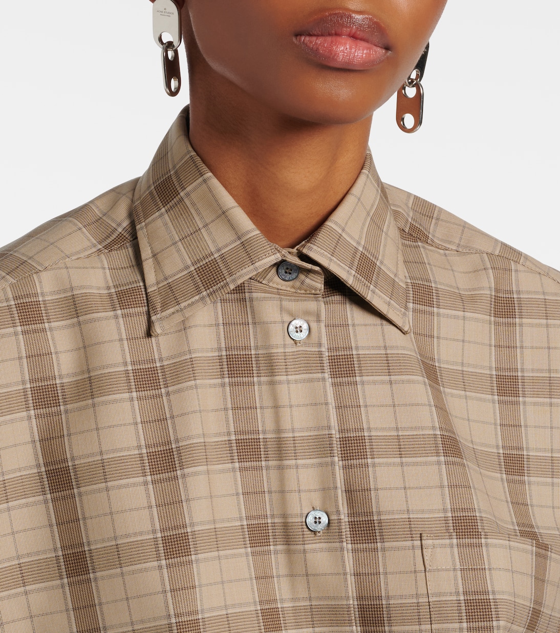 Checked wool shirt | Acne Studios