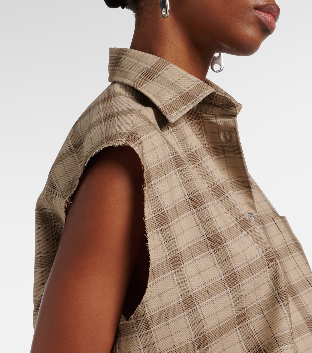 Checked wool shirt | Acne Studios