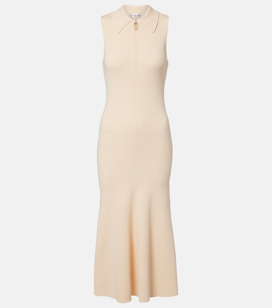 Mira ribbed-knit midi dress | Victoria Beckham