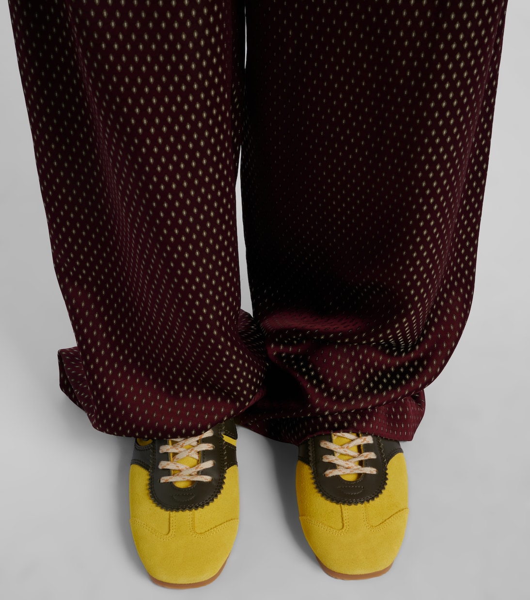 Sneakers aus Veloursleder und Leder | Dries Van Noten