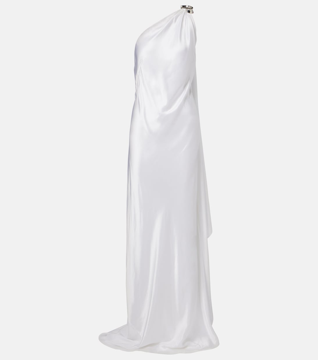 Posie one-shoulder satin gown | Ralph Lauren Collection