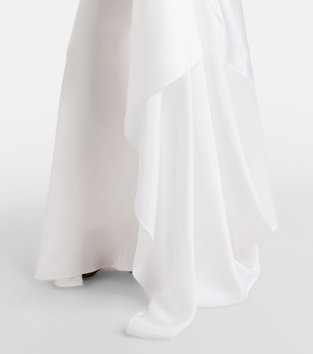 Posie one-shoulder satin gown | Ralph Lauren Collection