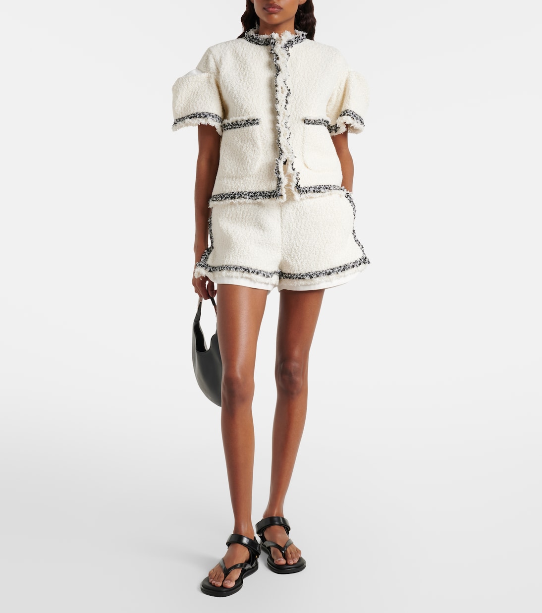 Leather thong sandals | Sacai