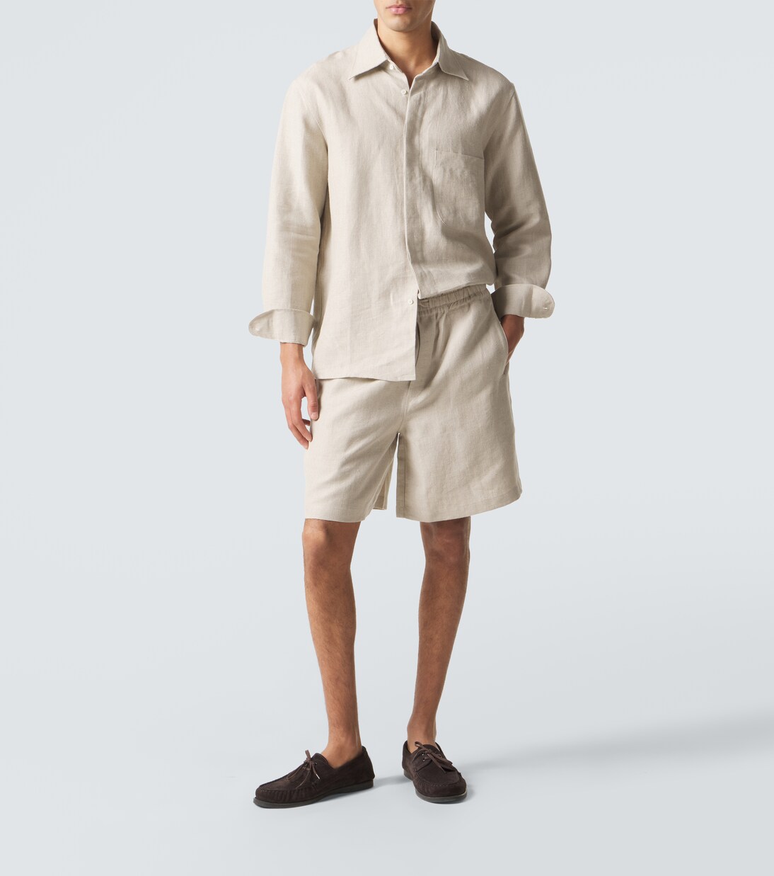 Linen overshirt | Saman Amel