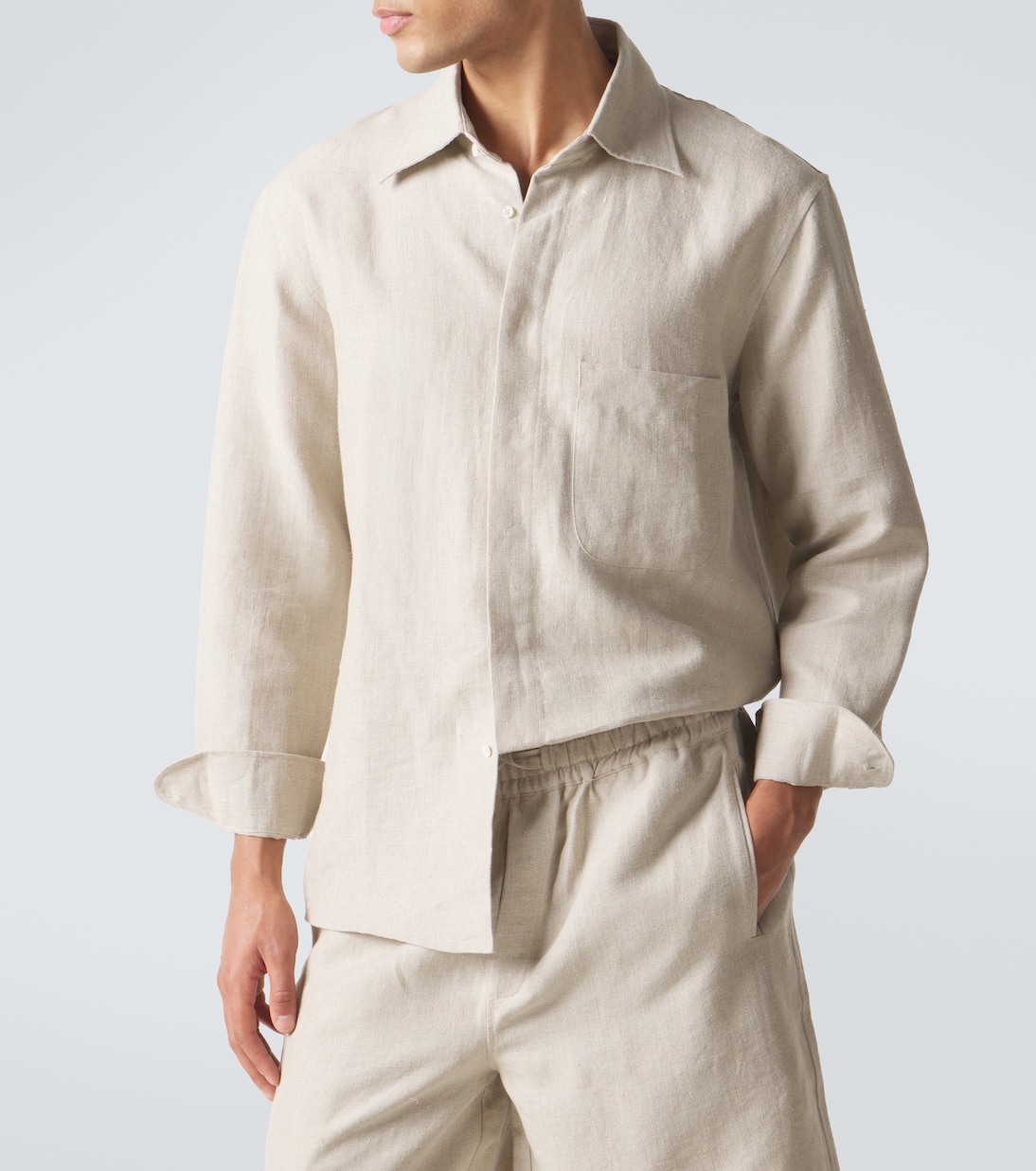 Linen overshirt | Saman Amel