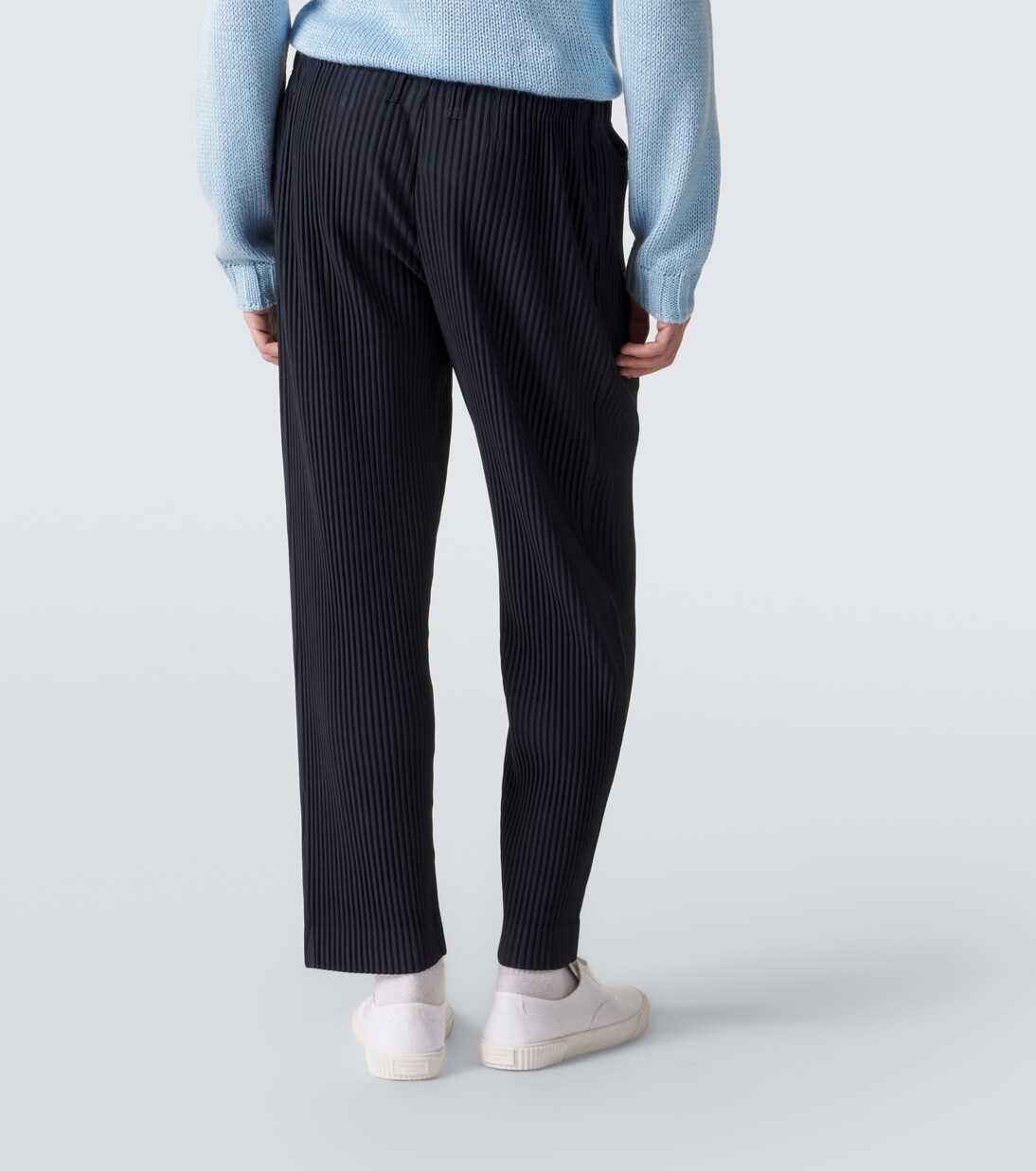 Basics pleated straight pants | Homme Plissé Issey Miyake
