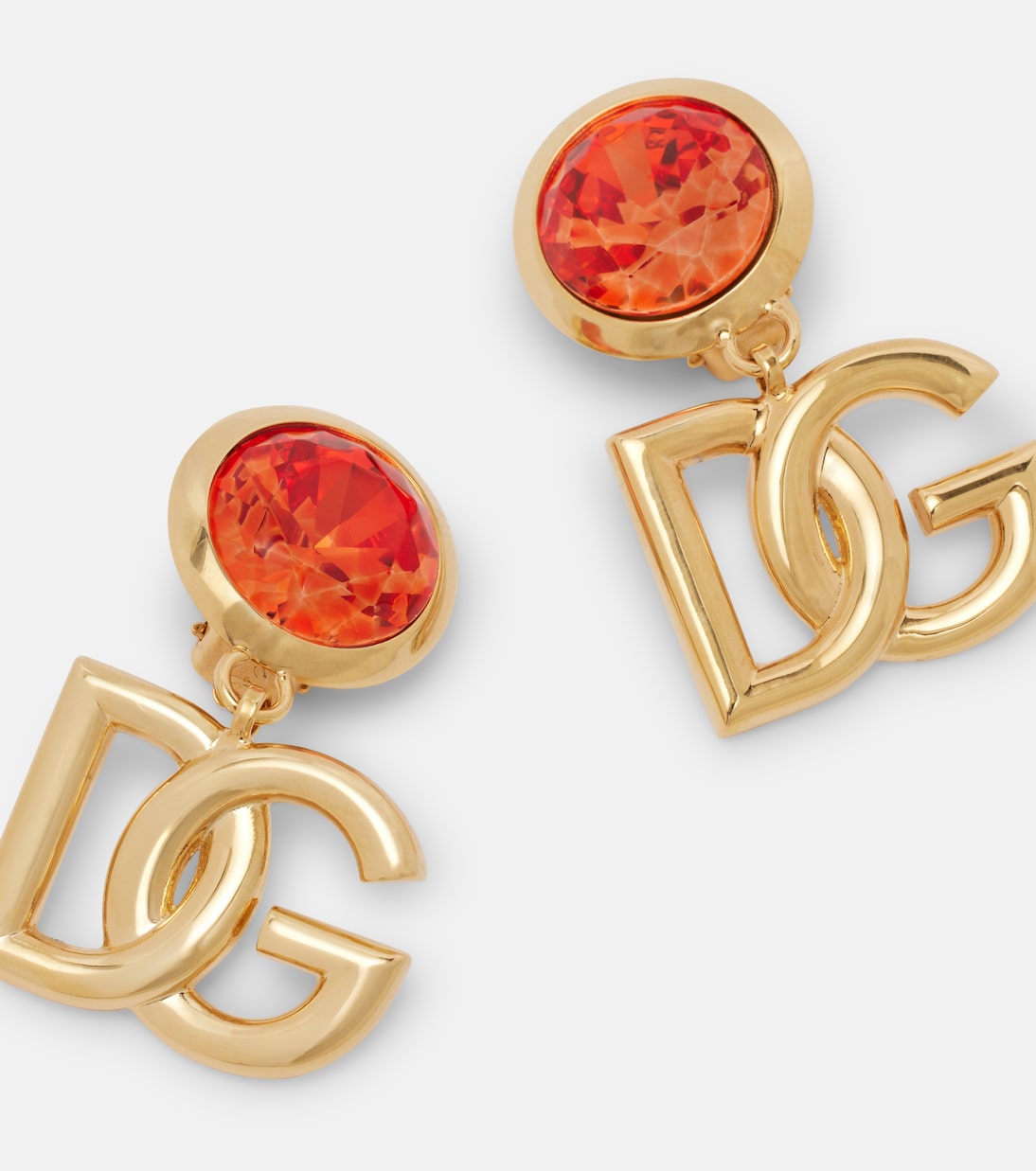 DG embellished clip-on earrings | Dolce&Gabbana